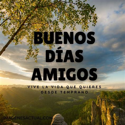 Las MEJORES imágenes de Buenos días amigo >> Frases, saludos y mensajes ...