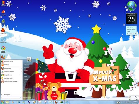 12 Awesome Christmas Themes for Windows 7