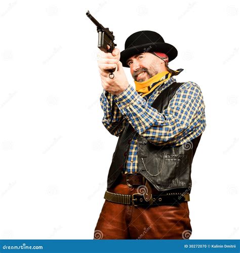 Wild west bank robbery stock photo. Image of isolated - 30272070