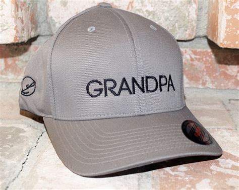 Grandpa Flexfit Structured Twill Cap hat for Father's Day