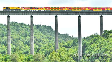 Tallest Railway Bridge in India | Panval Viaduct | Konkan Railway - YouTube