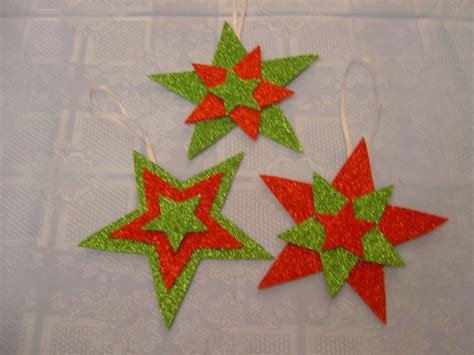 CHITINES FIELTRO Y OTRAS MANUALIDADES: ESTRELLAS DE NAVIDAD