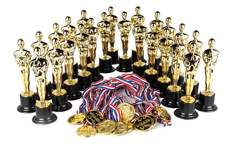 Buy Award Medal of Honor Trophy Award Set of 48 Includes 24 Gold Winner Award Medals; 24 Gold ...