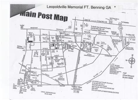 Fort Benning Map Of Buildings