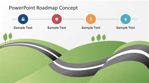 Roadmap Concept Map PowerPoint Theme - SlideModel