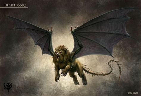 Pin by Kalle Keldsen on Mythical | Manticore, Mythical creatures ...