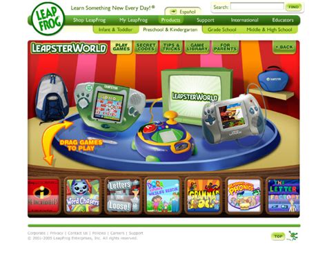 Leapfrog Leapster World - Kevin Hsieh - Product Design Leadership