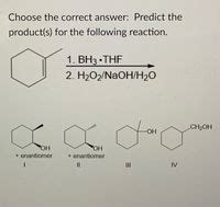 Answered: Choose the correct answer: Predict the… | bartleby