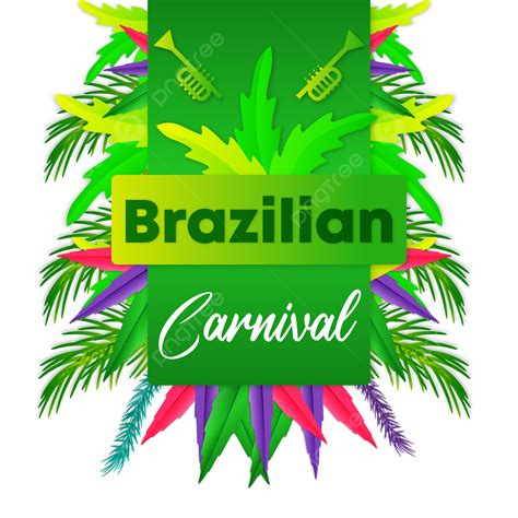 Brazilian Carnival Vector Design Images, Brazilian Carnival Border Transparent Background 1, A3 ...