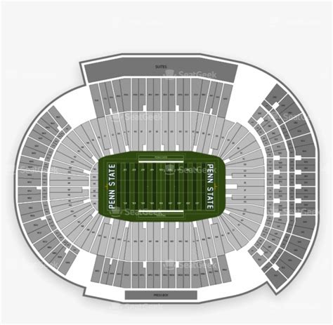 Penn State Football Stadium Seating Chart Rows | Elcho Table