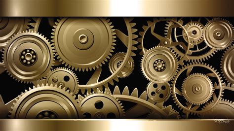 Steampunk Gears Wallpaper - WallpaperSafari