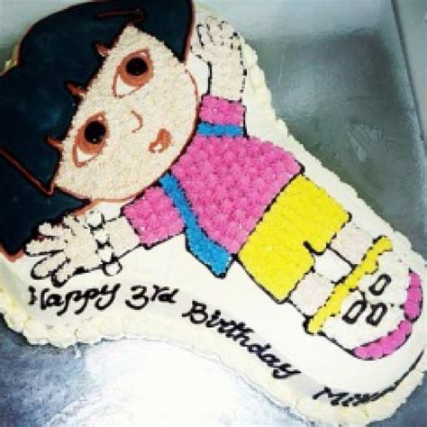 Dora the Explorer Shaped Ice Cream Cake Melbourne