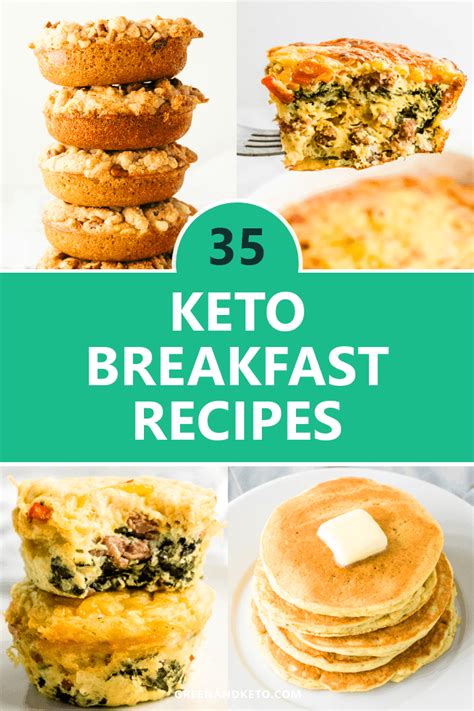 35 Easy Keto Breakfast Ideas - Sweet and Savory Recipes - Green and Keto