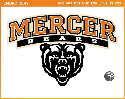 Mercer Bears - Alternate Logo (2007) - College Sports Embroidery Logo ...