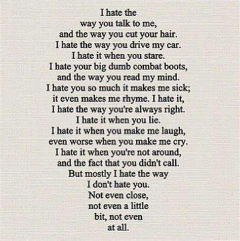 Love hate quotable poem | Quotes | Pinterest