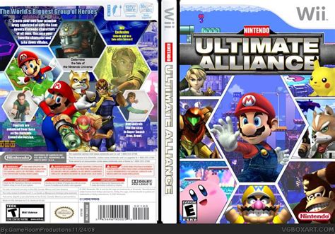 Nintendo Ultimate Alliance Wii Box Art Cover by GameRoomProductions | Cover artwork, Box art ...