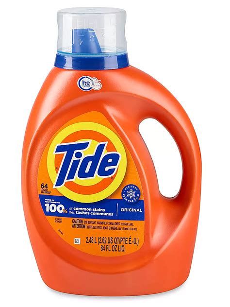 Tide® High Efficiency Liquid Detergent - 84 oz Bottle S-19515 - Uline