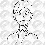 Sore Throat Image Clipart Library sketch template