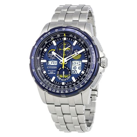 Citizen Skyhawk Blue Angels A-T Chronograph Perpetual Men's Watch JY8058-50L – Watches of America