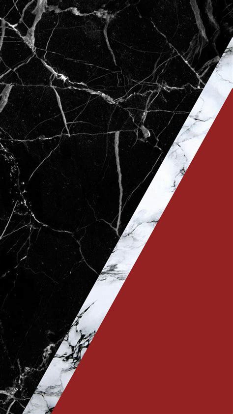 Red Black Marble