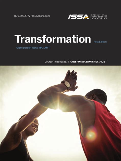 ISSA Transformation Specialist Main Course Textbook | PDF | Personal Trainer | Self Efficacy