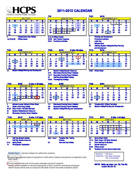 Henrico County Calendar - CountyCalendars.net