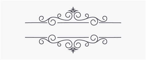 Vintage Border Line Png , Free Transparent Clipart - ClipartKey