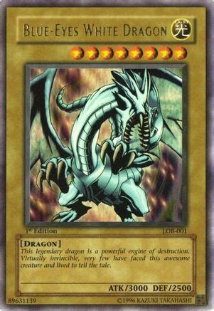 Blue-Eyes White Dragon - The Legend of Blue Eyes White Dragon - YuGiOh