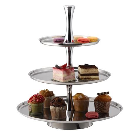 Pastry Stand S/Steel 3 Tier - CaterMaster