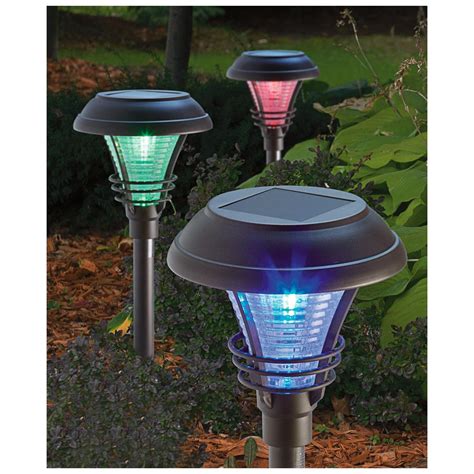 6-Pk. of. Kenbury Solar Path Lights, Bronze Finish - 584643, Solar ...