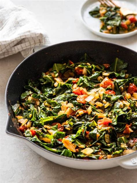 Vegan Collard Greens (Quick and Easy) - Real + Vibrant