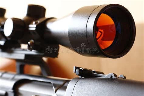 Sniper rifle scope stock photo. Image of zoom, weapon - 15037954