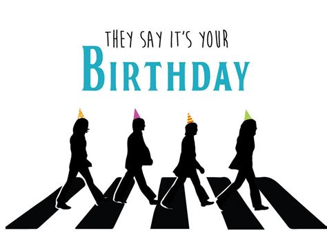 Beatles Birthday Card | Etsy | Beatles birthday, Happy birthday man ...