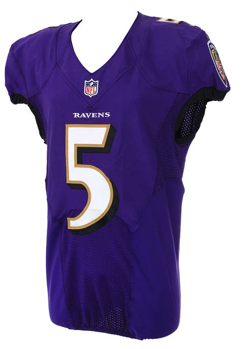 Lot Detail - 2013 Joe Flacco Baltimore Ravens Home Jersey (MEARS LOA)