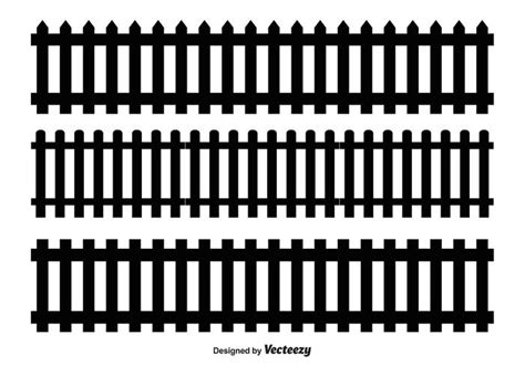 Picket Fence Vector Shapes 87137 Vector Art at Vecteezy