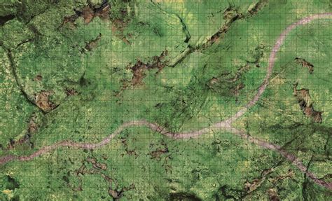 FEB239073 - D&D ICONS REALMS BLUFFS BATTLE MAT - Previews World