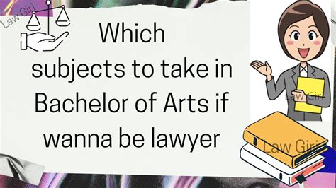 Which subjects to take in Bachelor of Arts if wanna be Lawyer ...