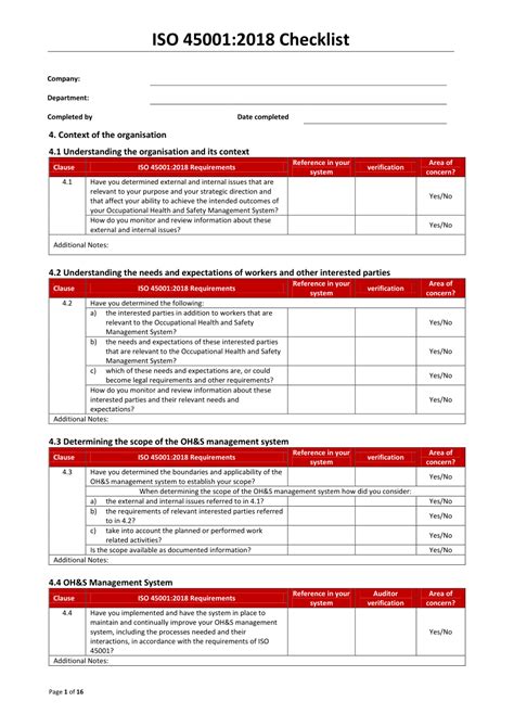 Iso 9001 Audit Checklist Pdf - passamma