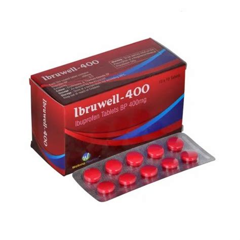 Ibuprofen Tablet 400mg at Rs 30/box | Surat | ID: 14706014030