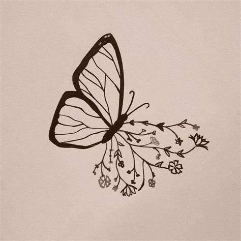 butterfly drawing | Tattoo design drawings, Butterfly drawing, Tattoos