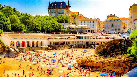 A Look At Plage du Port Vieux, Biarritz - YouTube