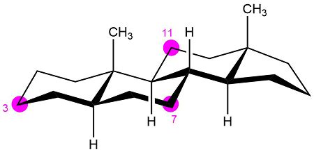 Tell whether the following substituent on a steroid is axial or ...