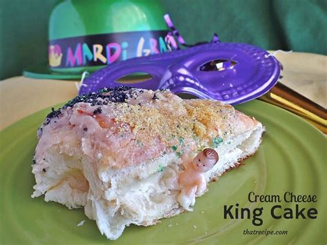 Rich and Decadent Cream Cheese Filled King Cake for Mardi Gras