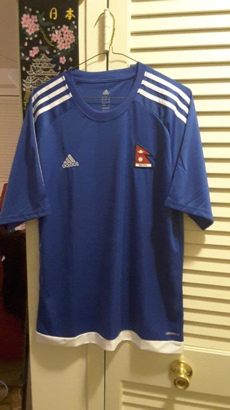 2017 Adidas Nepal National Football Team Away Jersey Bnwtib Large