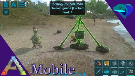 COOKING POT AND FARMING OVERVIEW! Ark: Mobile Beginner's Guide Episode ...