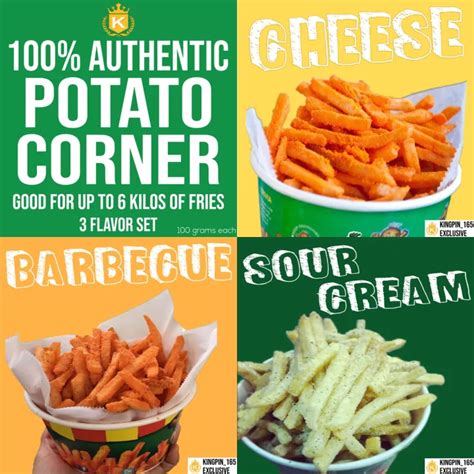 Potato Corner Powder Premium Chili Barbecue Flavor for French Fries ...