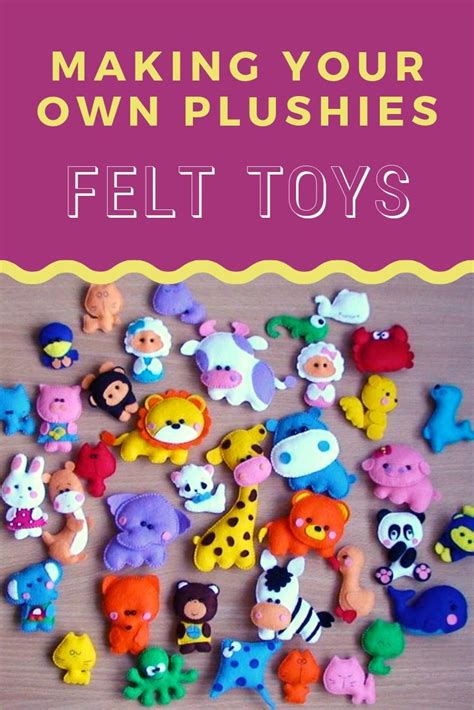 Making Your Own Plushies: Felt Toys - So Crafty Me