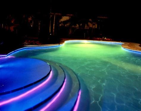 Fiber optic pool lights On WinLights.com | Deluxe Interior Lighting Design