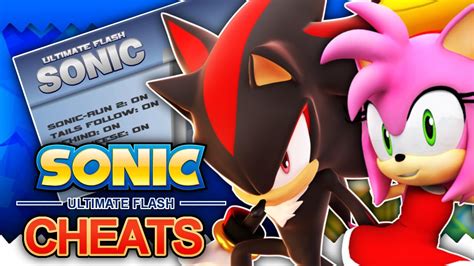 Ultimate Flash Sonic - How To Unlock Shadow, Amy & Other Cheats - YouTube