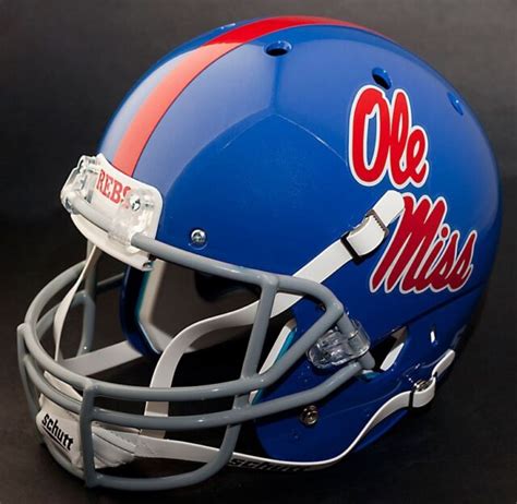 OLE MISS REBELS 1983-1994 Schutt AiR XP Authentic GAMEDAY Football Helmet | eBay